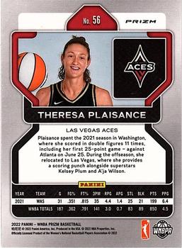 2022 Panini Prizm WNBA - Hyper #56 Theresa Plaisance Back