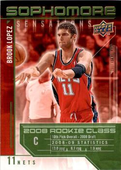 2009-10 Upper Deck - Sophomore Sensations #SS-BL Brook Lopez Front