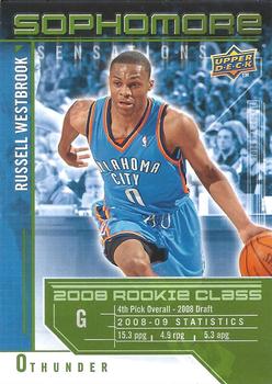 2009-10 Upper Deck - Sophomore Sensations #SS-RW Russell Westbrook Front