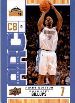 2009-10 Upper Deck First Edition - Behind the Arc #BA-12 Chauncey Billups Front