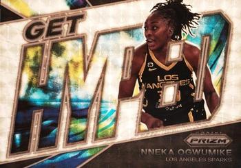2022 Panini Prizm WNBA - Get Hyped Prizms Gold Vinyl #8 Nneka Ogwumike Front