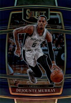2021-22 Panini Select - Blue Prizms #43 Dejounte Murray Front