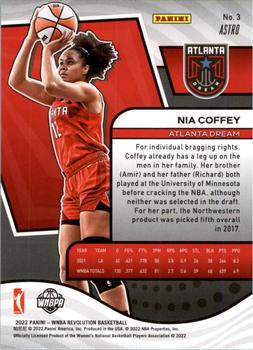 2022 Panini Revolution WNBA - Astro #3 Nia Coffey Back