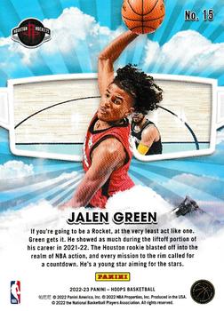 2022-23 Hoops - Skyview #15 Jalen Green Back