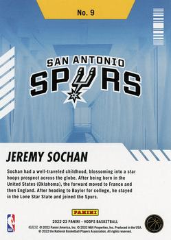 2022-23 Hoops - Arriving Now #9 Jeremy Sochan Back