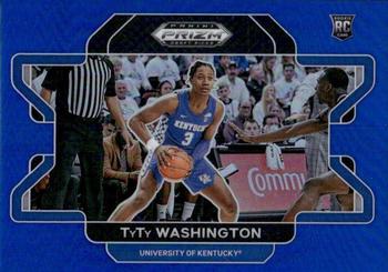 2022 Panini Prizm Draft Picks - Blue #64 TyTy Washington Jr. Front