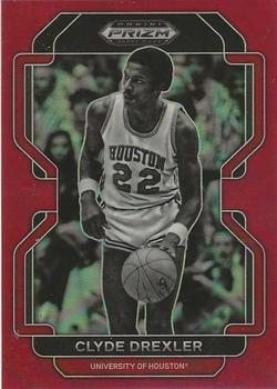 2022 Panini Prizm Draft Picks - Red #9 Clyde Drexler Front