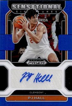 2022 Panini Prizm Draft Picks - Sensational Signatures Prizms Blue #SS-PJH PJ Hall Front