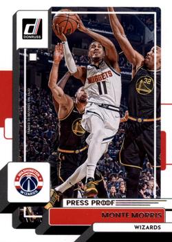 2022-23 Donruss - Silver Press Proof #199 Monte Morris Front