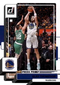 2022-23 Donruss - Purple Press Proof #117 Klay Thompson Front