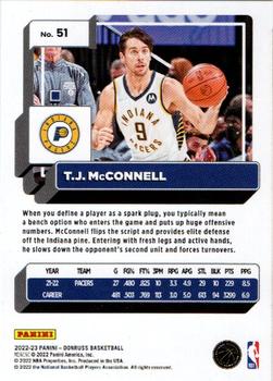 2022-23 Donruss - Choice Red #51 T.J. McConnell Back
