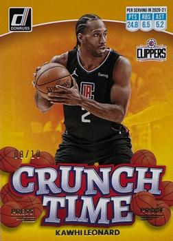 2022-23 Donruss - Crunch Time Gold Press Proof #7 Kawhi Leonard Front