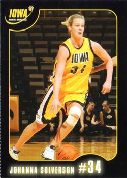 2006-07 Iowa Hawkeyes Women #NNO Johanna Solverson Front