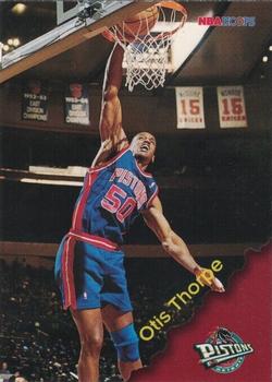1996-97 Hoops Schaefer Bread Detroit Pistons #51 Otis Thorpe Front