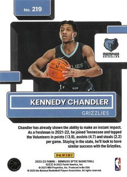 2022-23 Donruss Optic #219 Kennedy Chandler Back