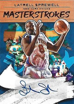 2022-23 Panini Court Kings - Masterstrokes Ruby #MS-LSK Latrell Sprewell Front