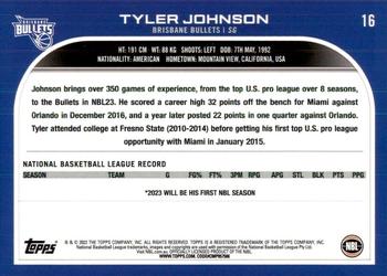 2022-23 Topps NBL #16 Tyler Johnson Back