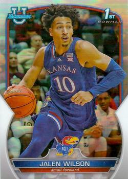 2022-23 Bowman University Chrome - Refractor #67 Jalen Wilson Front