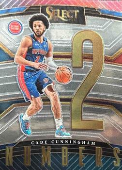 2022-23 Panini Select - Select Numbers #3 Cade Cunningham Front