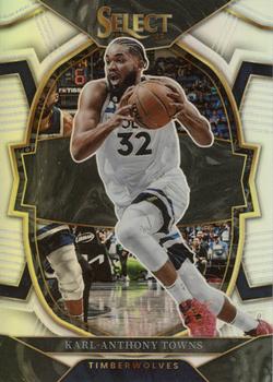 2022-23 Panini Select - Silver Prizms #12 Karl-Anthony Towns Front