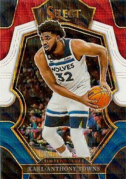 2022-23 Panini Select - Tri-Color Prizms #112 Karl-Anthony Towns Front