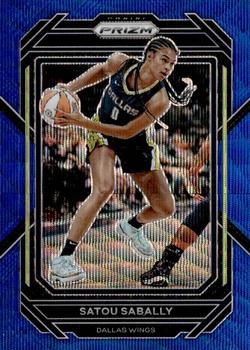 2023 Panini Prizm WNBA - Blue Wave #60 Satou Sabally Front