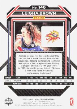 2023 Panini Prizm WNBA - Ruby Wave #146 Leigha Brown Back