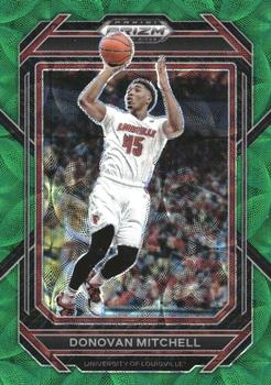 2023 Panini Prizm Draft Picks - Choice Green #66 Donovan Mitchell Front