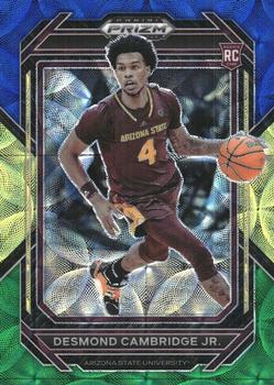 2023 Panini Prizm Draft Picks - Choice Blue/Yellow/Green #41 Desmond Cambridge Jr. Front