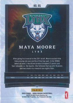 2023 Panini Origins WNBA - Red #85 Maya Moore Back
