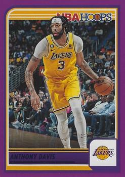 2023-24 Hoops - Purple #217 Anthony Davis Front