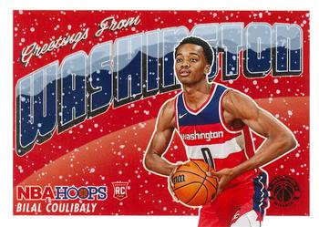 2023-24 Hoops Winter - Rookie Greetings #9 Bilal Coulibaly Front