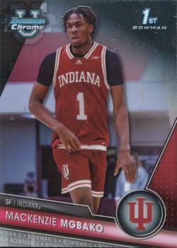 2023-24 Bowman University Chrome #92 Mackenzie Mgbako Front