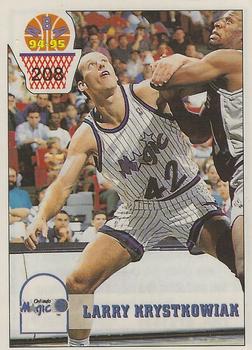 1994-95 Carousel NBA Basket Stickers (Greece) #208 Larry Krystkowiak Front