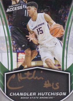 2018 Panini Instant Collegiate March Madness - Instant Access Autographs Green #IA-CH Chandler Hutchison Front