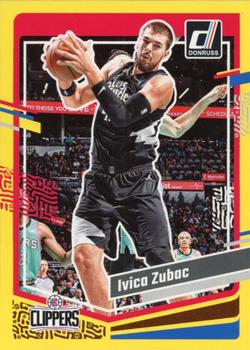 2023-24 Donruss - Yellow Flood #107 Ivica Zubac Front