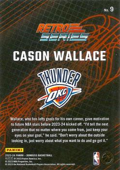 2023-24 Donruss - Retro Series #9 Cason Wallace Back