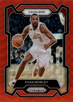 2023-24 Panini Prizm - Prizms Ruby Wave #55 Evan Mobley Front