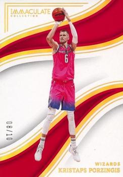 2022-23 Panini Immaculate Collection - Gold #44 Kristaps Porzingis Front