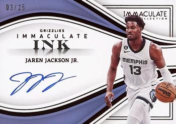 2022-23 Panini Immaculate Collection - Immaculate Ink Red #II-JJJ Jaren Jackson Jr. Front