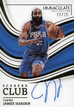 2022-23 Panini Immaculate Collection - Scorers Club Signatures #SCS-JHA James Harden Front