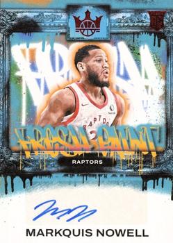 2023-24 Panini Court Kings - Fresh Paint Ruby #FP-MNT Markquis Nowell Front