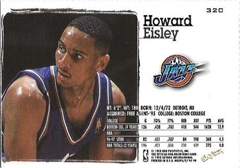 1997-98 Hoops Utah Jazz Team Night Sheet SGA #320 Howard Eisley Back