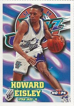 1997-98 Hoops Utah Jazz Team Night Sheet SGA #320 Howard Eisley Front