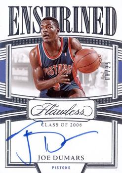 2022-23 Panini Flawless - Enshrined Signatures #ES-JOE Joe Dumars Front