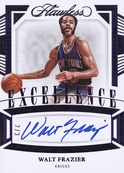 2022-23 Panini Flawless - Excellence Signatures Amethyst #ES-WFZ Walt Frazier Front