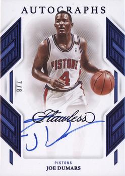 2022-23 Panini Flawless - Flawless Autographs Blue #FA-JOE Joe Dumars Front