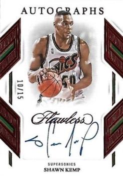 2022-23 Panini Flawless - Flawless Autographs Ruby #FA-SKP Shawn Kemp Front