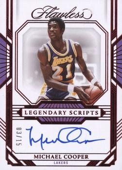 2022-23 Panini Flawless - Legendary Scripts Ruby #LS-MCP Michael Cooper Front