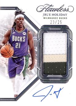 2022-23 Panini Flawless - Vertical Patch Auto #VPA-JHD Jrue Holiday Front